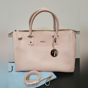 Furla Pink Leather Handbag